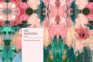 Oil Painting Seamless Patterns Vol.7