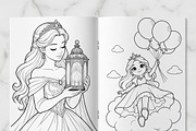 Magical Princess Coloring Book Vol36, a Person Illustration by ikarifq shop (Thumbnail 6 of 7)