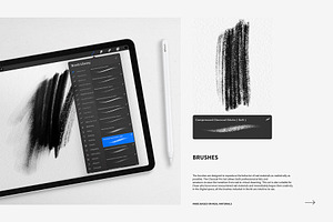 Charcoal Pro Set For Procreate App