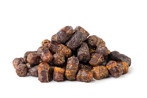 Pile of bee bread granules close-up, a Food & Drink Photo by innakreativ