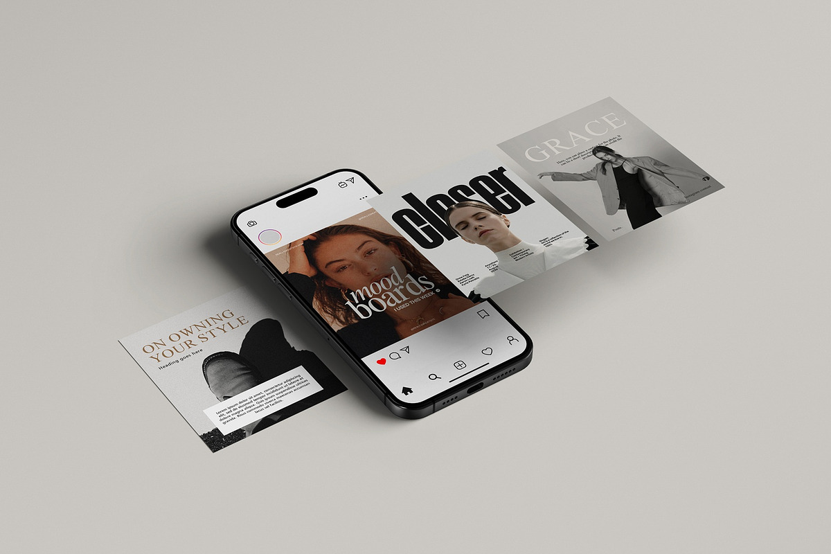 Instagram & Social Post Mockup, a Device Mockup by Tahtagraphic (Photo 9 of 16)