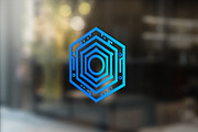 Modern Hexagonal Geometric Tech Logo, a Branding & Logo Template by Vectorium Studio (Thumbnail 6 of 9)
