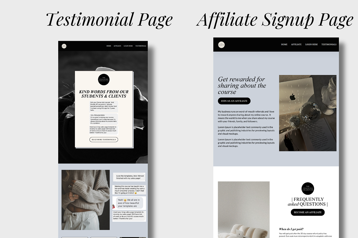 Kartra Coaching Membership Template, a Landing Page Template by Solana Creative Co. (Photo 6 of 12)