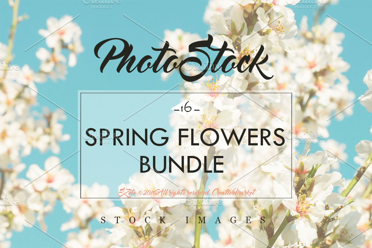 Stock Image Bundle, spring flowers, a Mockup by JAY MID IMAGE (Photo 1 of 6)