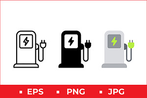 Electric Pump Vector Design, a Solid Icon by Artonix
