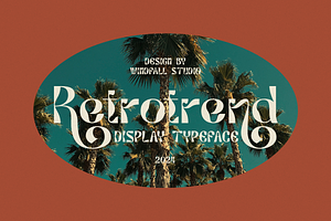 Retrotrend - Bold Headline Typeface