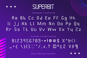 Superbit - Pixel Display Font, a Font by Pixesia Studio (Thumbnail 10 of 10)