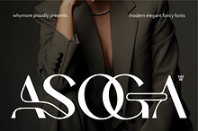 Asoga – Modern Elegant Serif Font