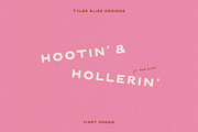 FIRST RODEO by Tyler Elise, a Sans Serif Font by tylerelise (Thumbnail 4 of 6)