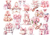 Mothers Day Clipart Bundle, a Seasonal Illustration by GlamArtZhanna (Thumbnail 3 of 6)