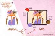 Vintage Texture Procreate Brush Kit, a Brush Add-On by The Pigeon Letters (Thumbnail 2 of 9)