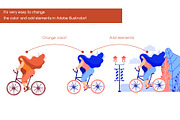 Flat town, a Person Illustration by TashaDraw (Thumbnail 7 of 11)