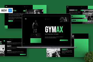 Gymax - Keynote Templates, a Presentation Template by Deepslide Studio