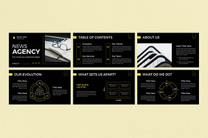 News Agency Presentation Template