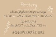 Pottery Handwritten Script Font, a Script Font by Oui Studio (Thumbnail 9 of 15)