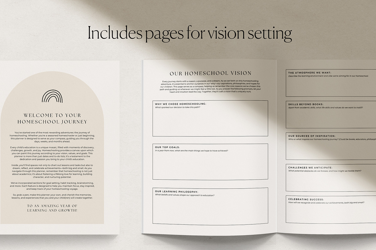 Homeschool Planner Canva, a Presentation Template by HelloKarla (Photo 4 of 6)
