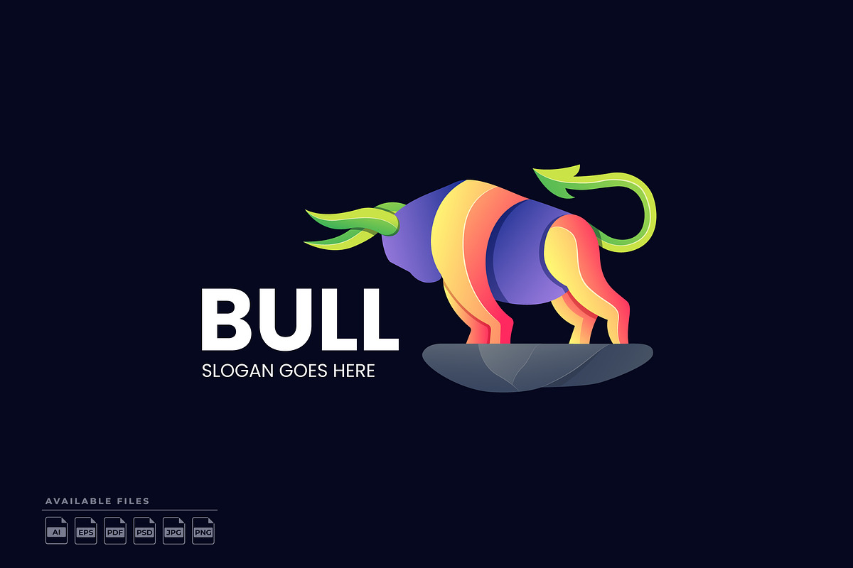 Bull Logo Template, a Branding & Logo Template by Zeer Graphic