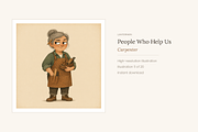 People Who Help Us Clip Art, a Person Illustration by LanternkinStudio (Thumbnail 11 of 13)