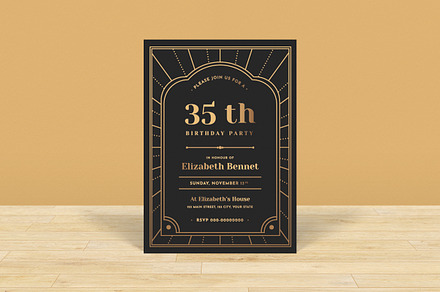 Birthday Invitation, an Invitation Template by graphicook