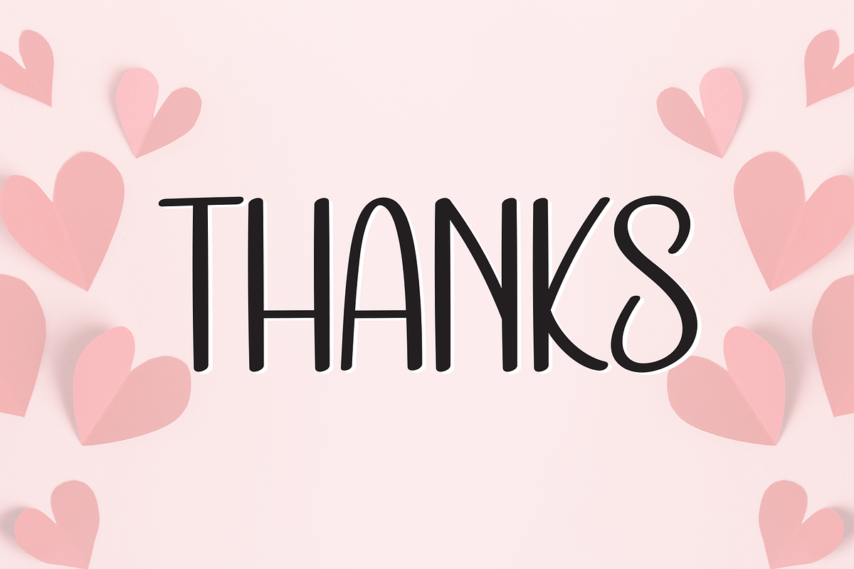 Love Cute | Script Font, a Script Font by Scratchones (Photo 9 of 9)