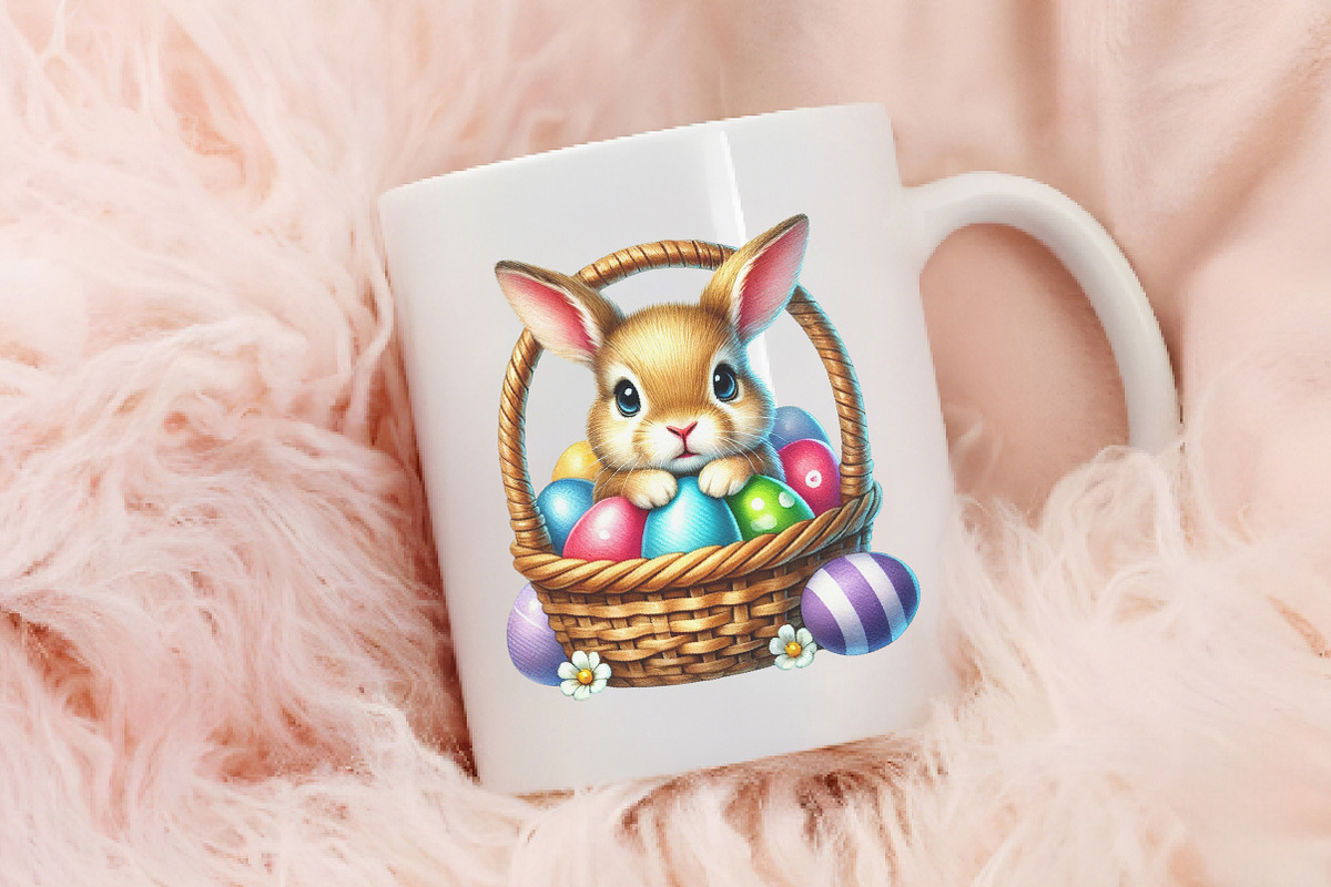 Easter eggs basket sublimation, an Illustration by RobertsArt (Photo 7 of 7)