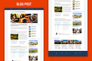 Travel Website Template - PSD & XD, a Websites & App Template by Better Be a Designer (Thumbnail 12 of 13)