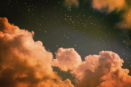 Night sky with stars containing abstract, astro, and astrology, an Abstract Photo by Nednapa