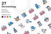 Dermatology Icons Set - Filled Line, an Icon by Kmg Design (Thumbnail 1 of 2)