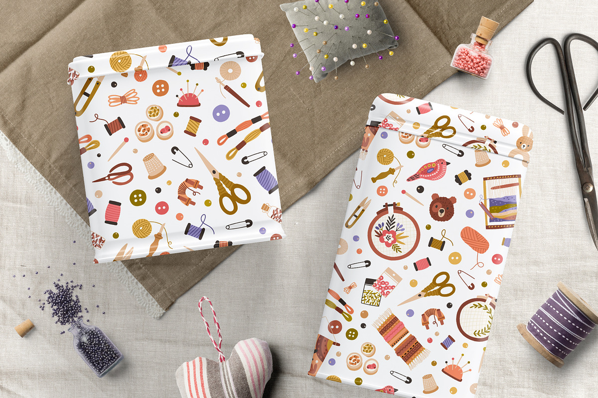 Sewing, embroidery, knitting pattern, a Pattern Graphic by Good Studio (Photo 6 of 6)