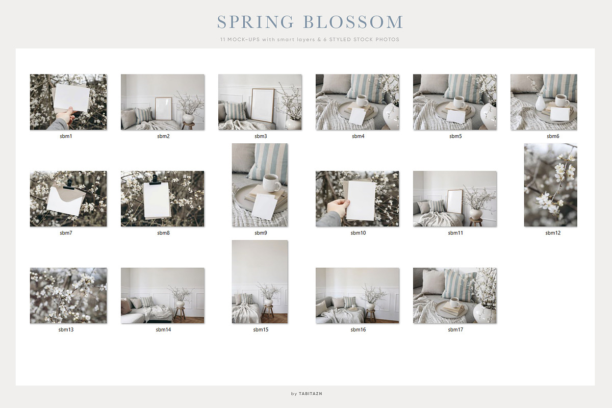 Spring picture frames & card mockups, an Advertising Mockup by Tabita's shop (Photo 9 of 9)