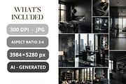 Black Interior Stock Photos, an Architecture Photo by Selenique Studio (Thumbnail 3 of 14)