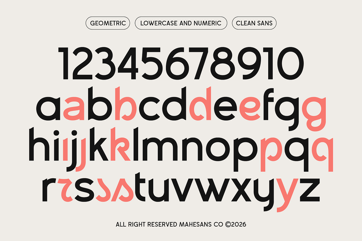 Argis – Geometric Clean Sans Serif, a Sans Serif Font by Mahesans Co (Photo 9 of 10)