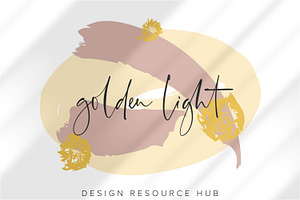 Golden Light Procreate Palette