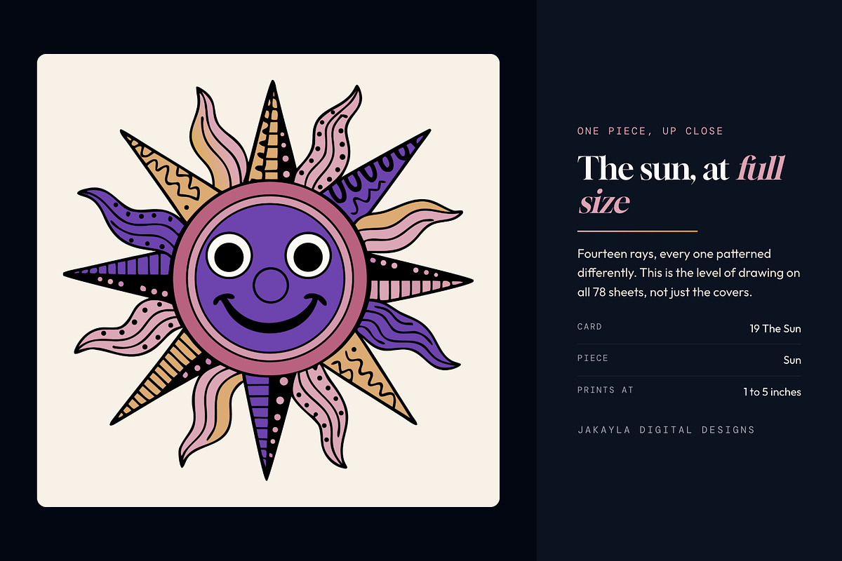 78 Tarot Card Sticker Sheets, an Object Graphic by Jakayla Digital Co (Photo 12 of 18)