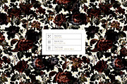 Velvet Noir Floral prints & elements, a Pattern Graphic by Pink Linen (Thumbnail 5 of 14)