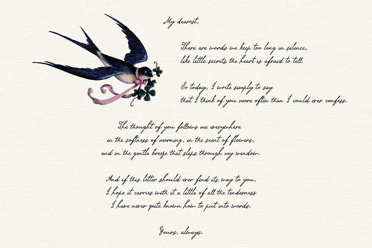 Strong Capricorn Vintage Script Font, a Script Font by LABFcreations (Photo 12 of 15)