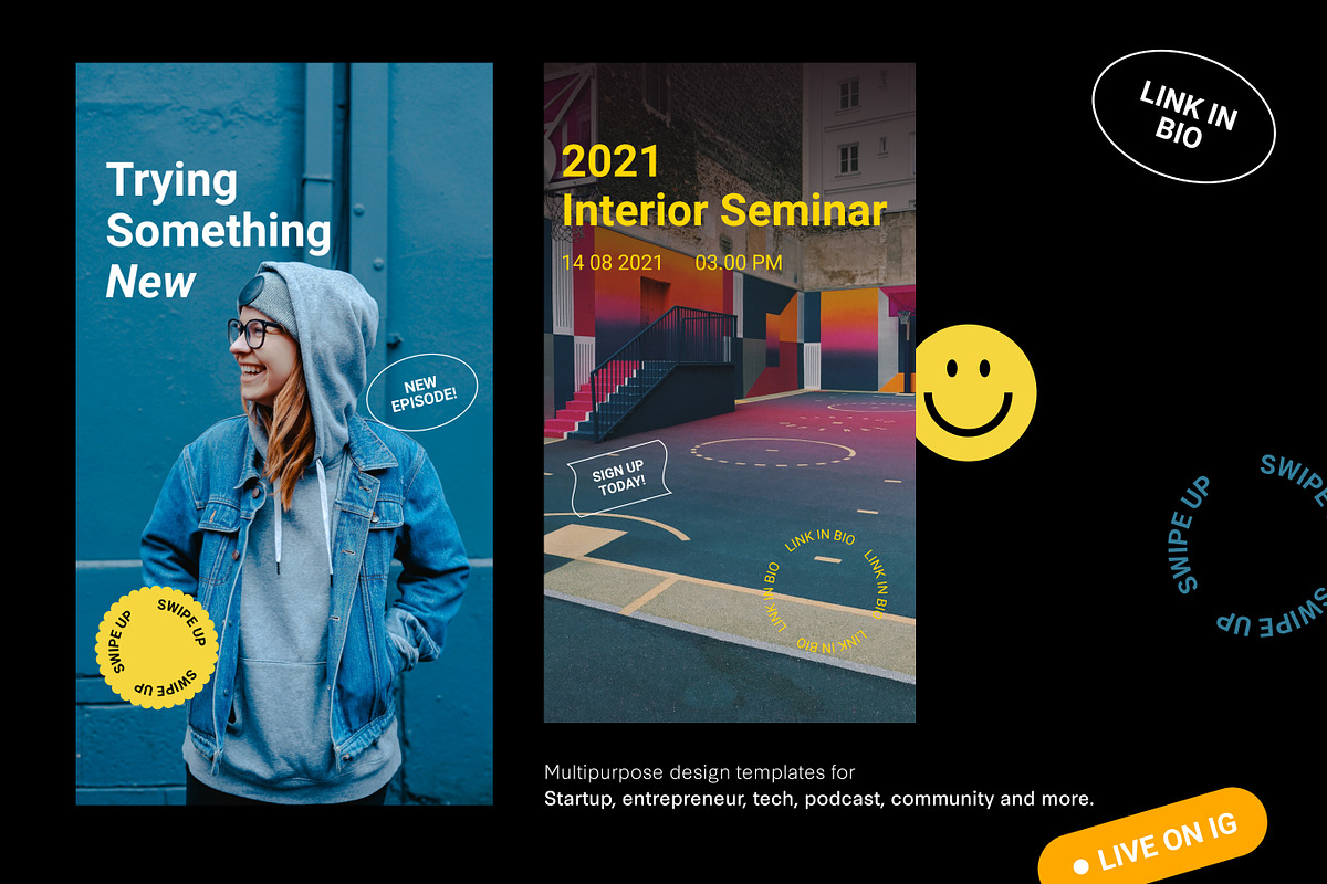 Startup Social Media Pack + Stories, a Social Media Template by Def Studio (Photo 7 of 10)