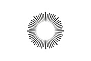 Sunburst Rays Vector Bundle Bundle, an Illustration by yasushie (Thumbnail 18 of 31)