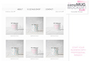 10oz Enamel Camp Mug Starting Bundle, a Product Mockup by Inspire Mockups (Thumbnail 3 of 5)