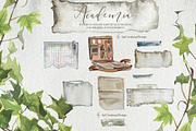 Authentic Hand-Painted Academia Set, an Education Illustration by ArtCreationsDesign (Thumbnail 8 of 16)