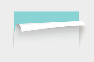 paper curled top of list in realism, an Object Illustration by IfH