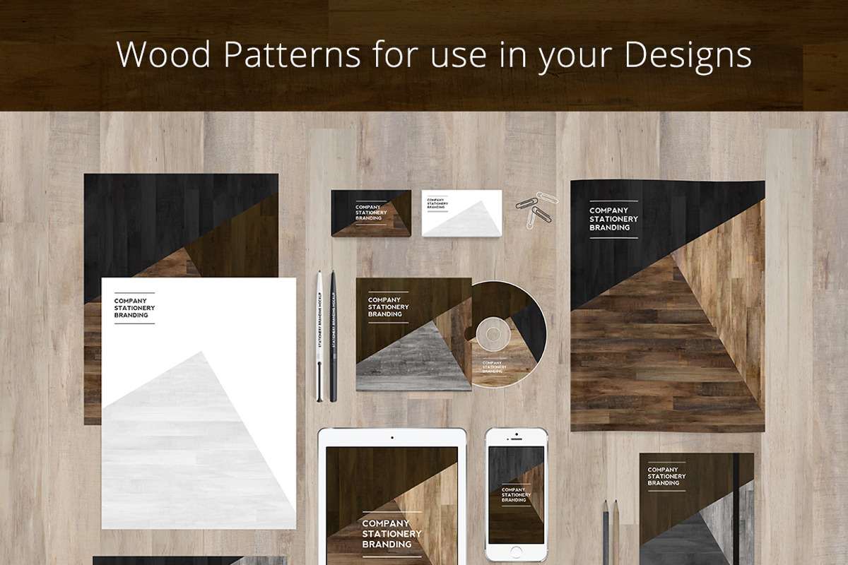38 Extremely Hi-Res Wood Patterns, a Pattern Graphic by Fresh Design Elements (Photo 2 of 6)