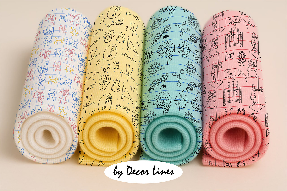 Back To School Doodles With Bows, an Education Illustration by Decor Lines (Photo 14 of 16)