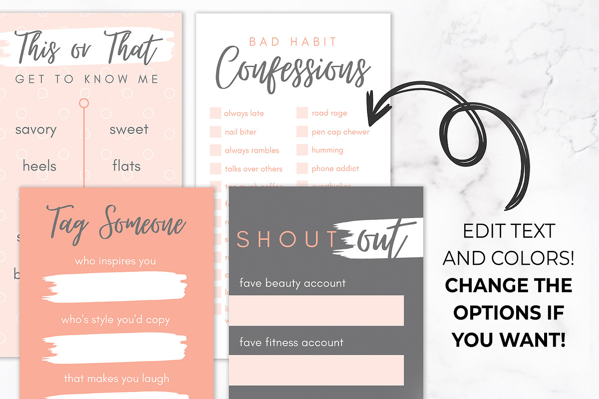 Instagram Story Games for Canva, a Social Media Template by Thirty One Palms Studio (Photo 8 of 9)