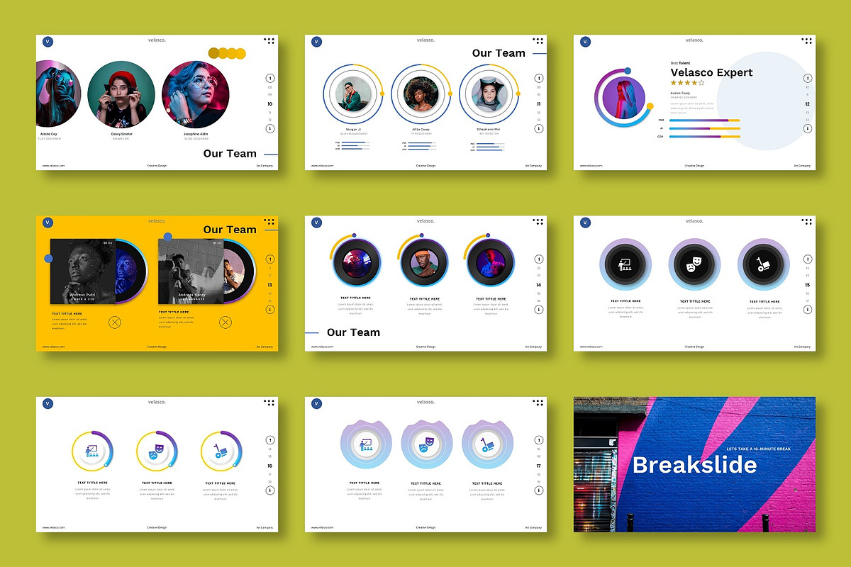 Velasco - Grafiti Google Slide, a Presentation Template by Dens Creative Studio (Photo 3 of 5)