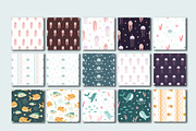 Ocean Seamless Patterns Pack, a Pattern Graphic by JulzaArt (Thumbnail 7 of 11)