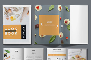 Cook Book Brochure Design Template