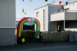 St. Patrick's Day decoration at an Irish celebration in Akranes, Iceland, a Photo by AS photostudio
