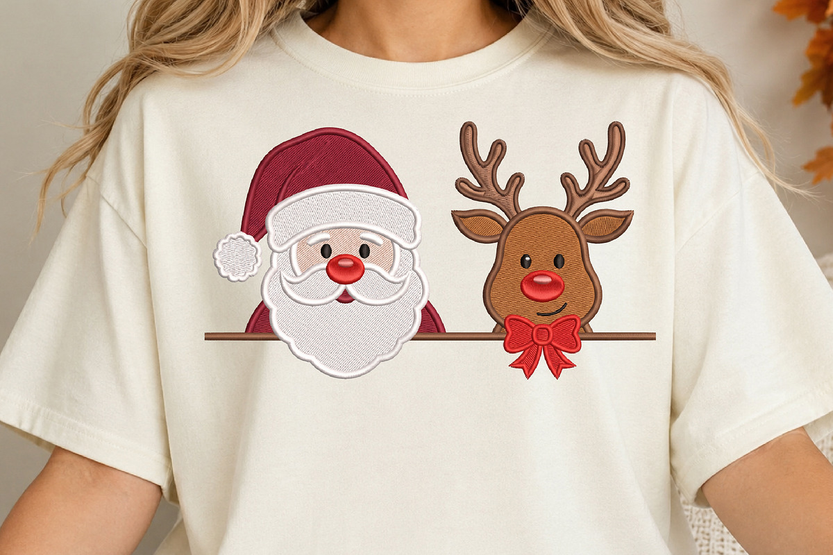 Santa Reindeer Christmas PNG, an Object Illustration by DreamCafeArt (Photo 4 of 6)