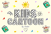 CHILDREN COMICS - Striped Kids Font, a Sans Serif Font by KiddoGlyphs Studio (Thumbnail 2 of 5)